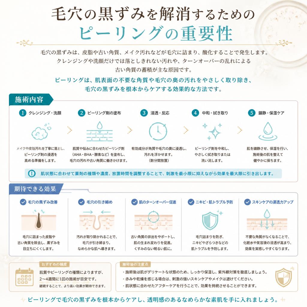 ピーリングの重要性とその効果