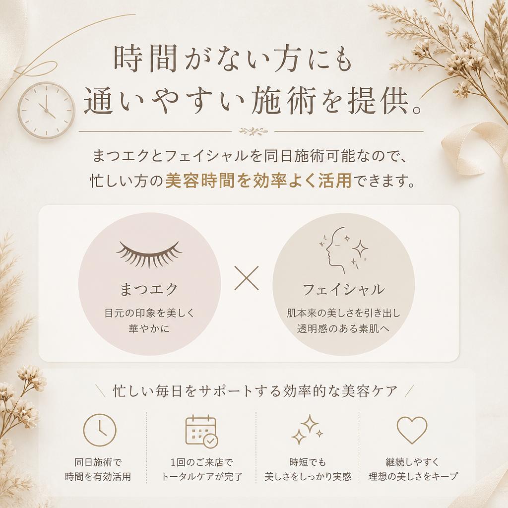 忙しいあなたに最適な施術プラン