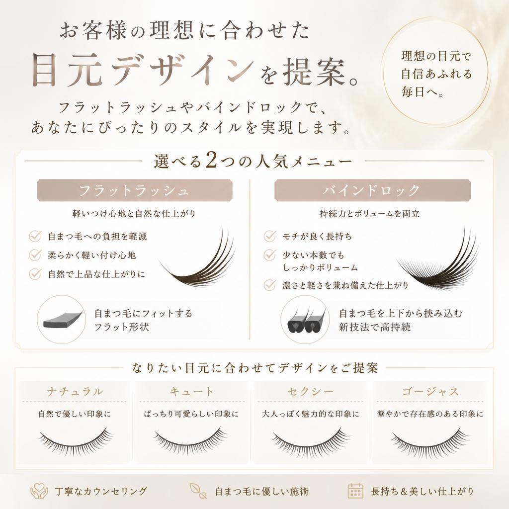 2. なりたい目元デザイン