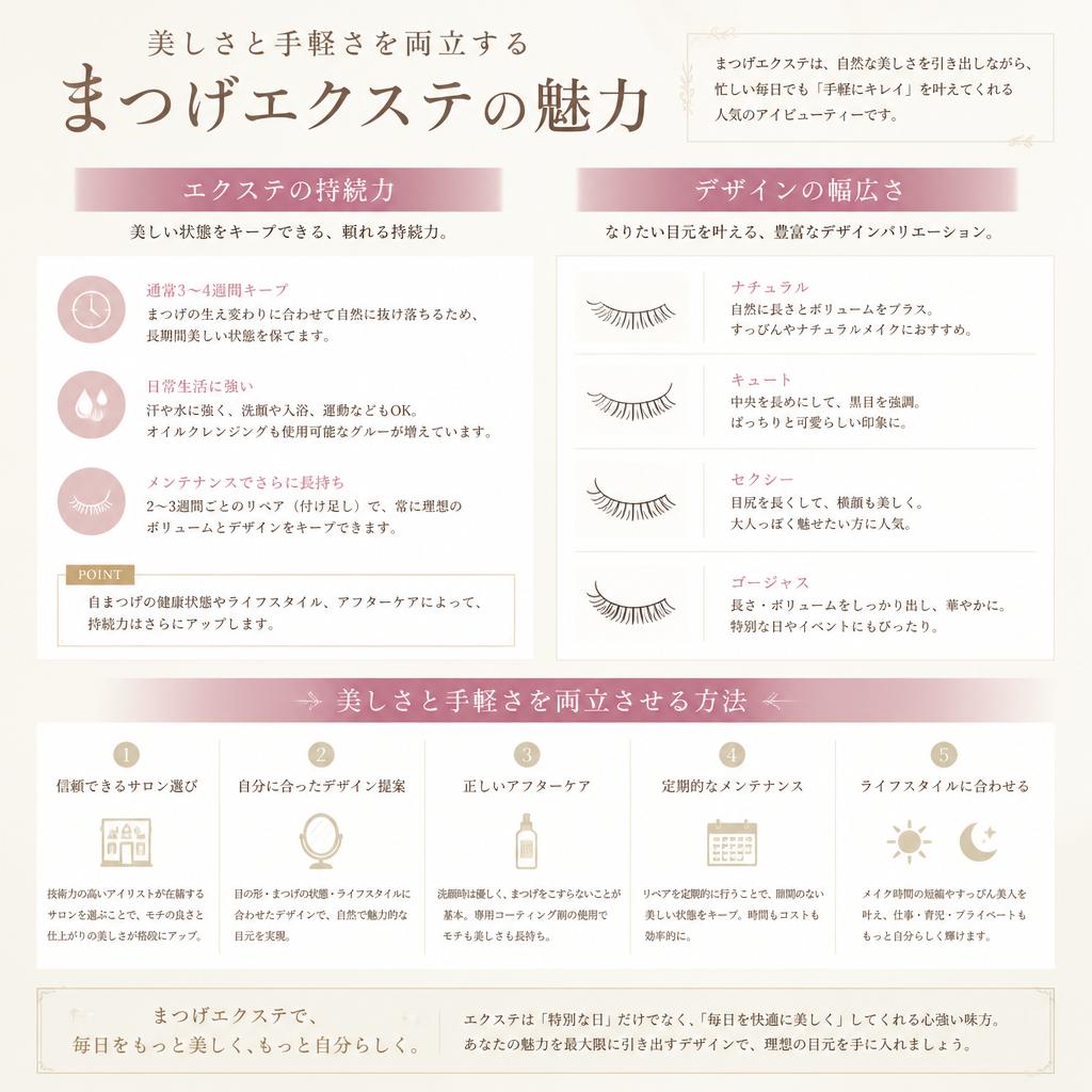 エクステの利点を知ろう
