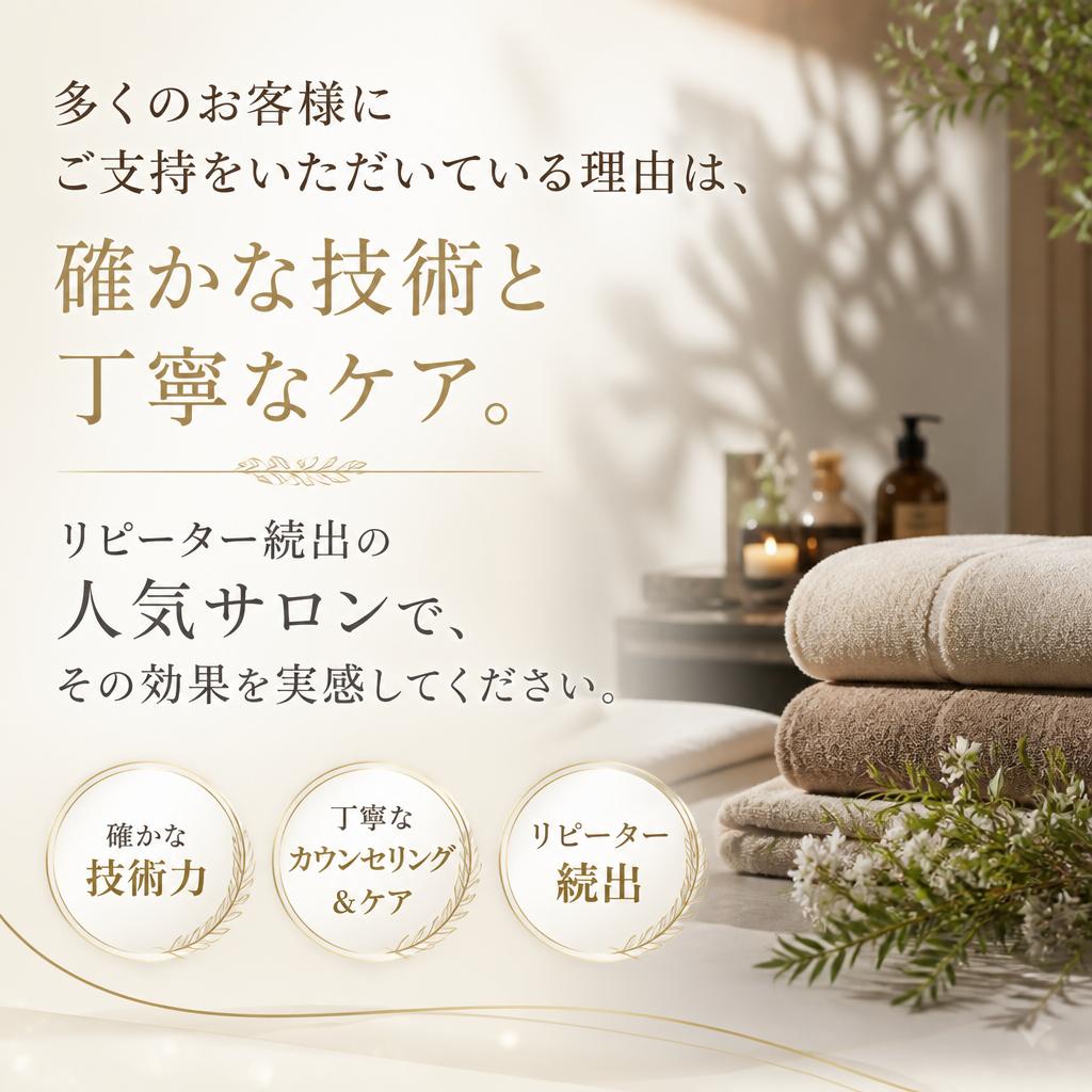リピート率の高い理由