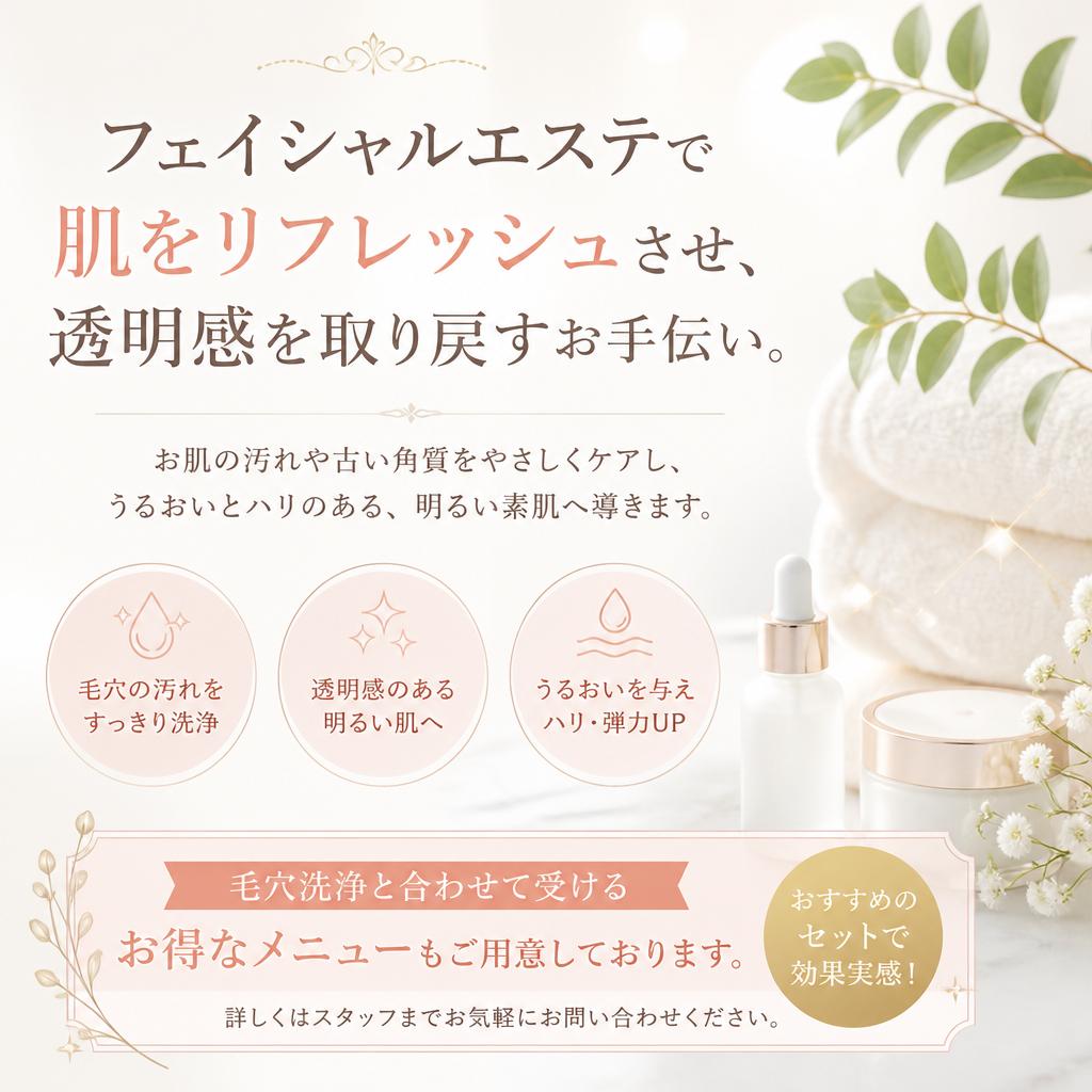 疲れたお肌も癒す