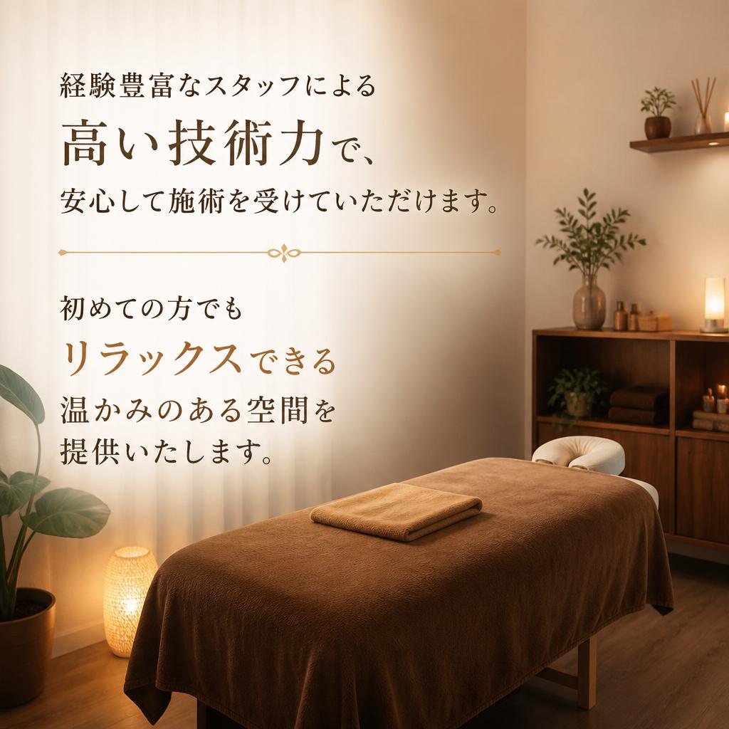 実績ある技術と丁寧なケア