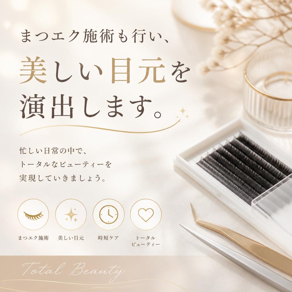 美肌とマツエクのトータルケア