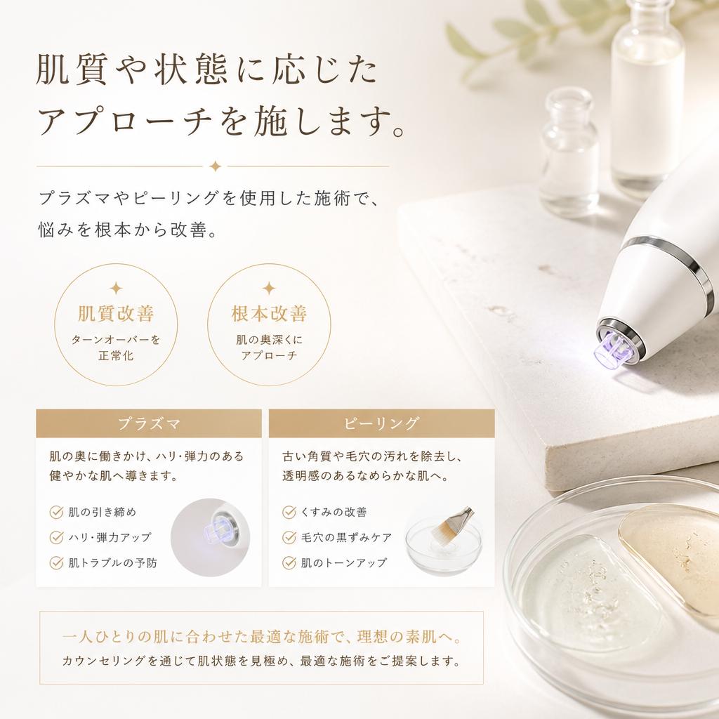肌の状態に合わせたスキンケア