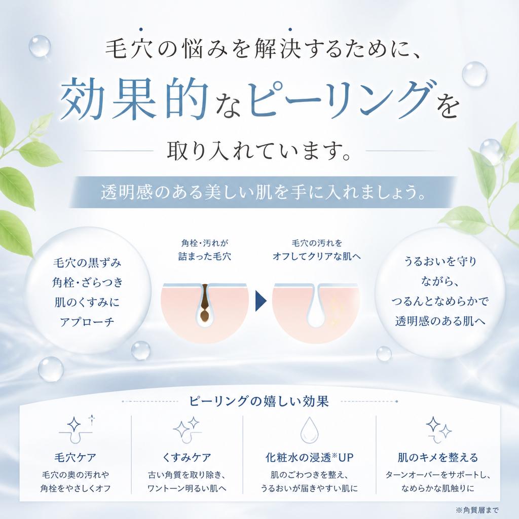 毛穴ケアに特化したアプローチ