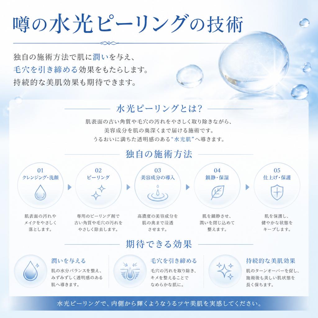 水光ピーリングとは？