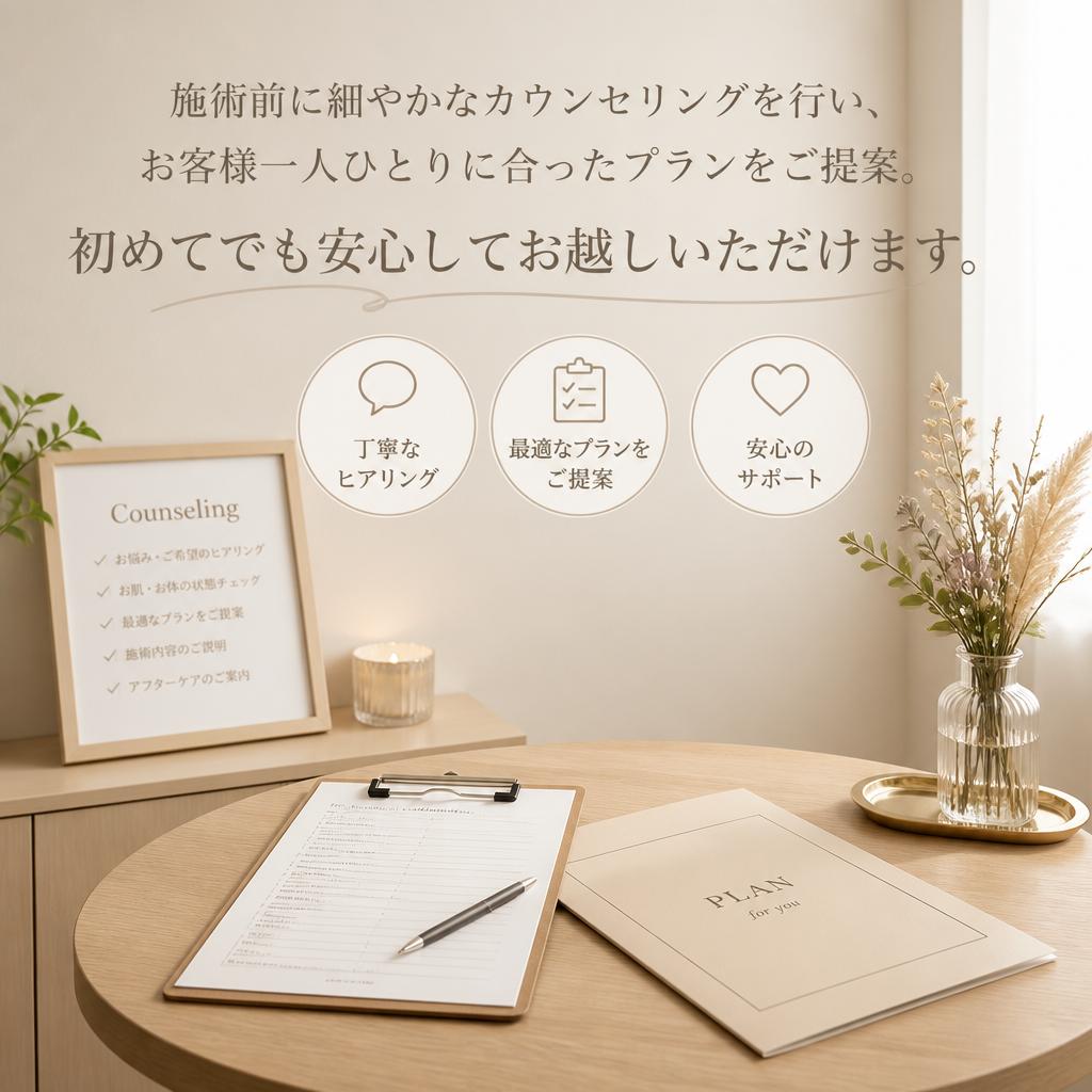 安心のカウンセリング